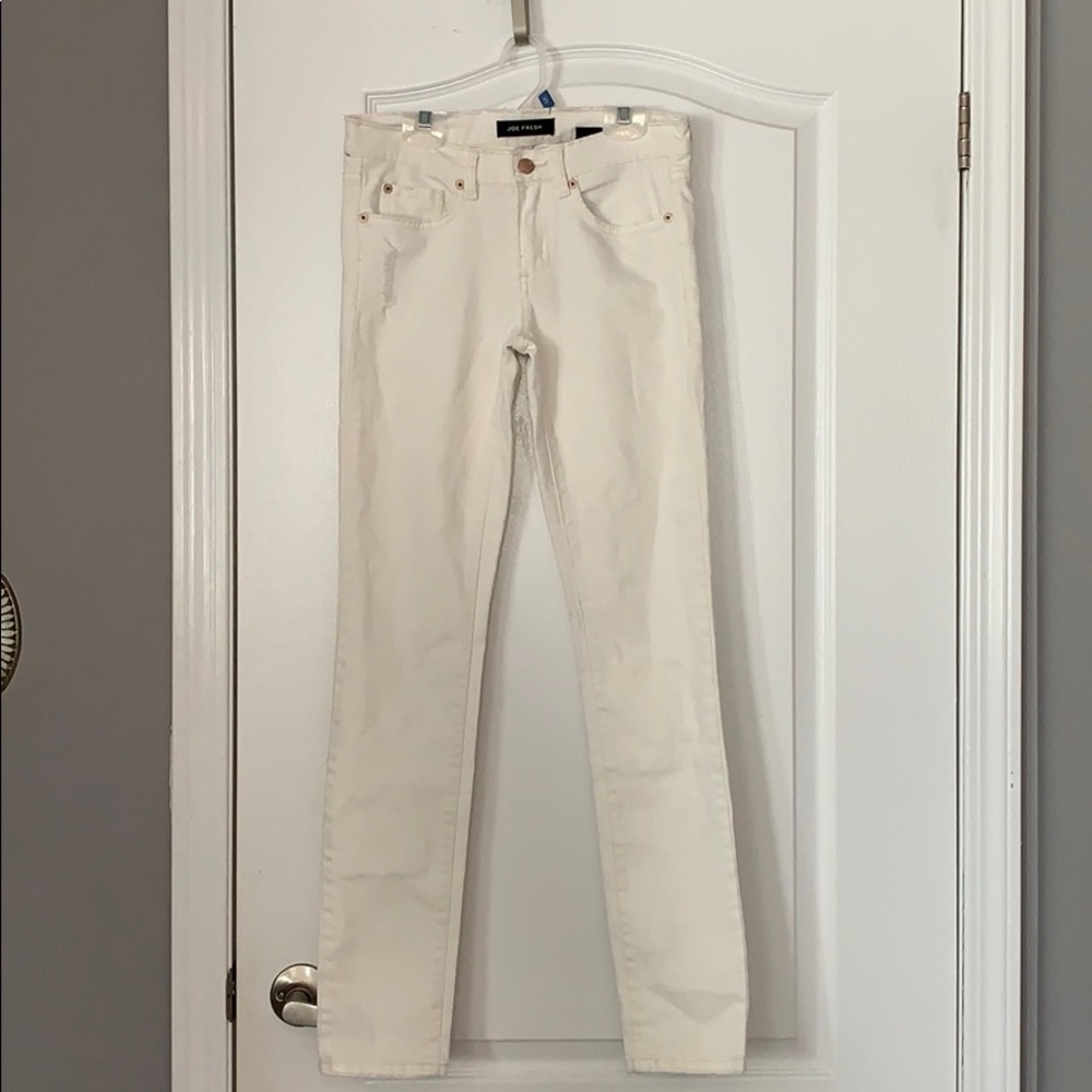 Joe Fresh white jeans